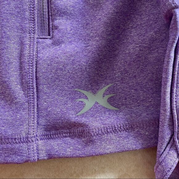 Women’s JOIA purple Zip up athletic full zipper jacket exercise size medium M - Picture 4 of 4